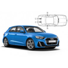 Sonnenschutz Blenden für Audi A1 Sportback (Typ GB) 5 Türen 2018-