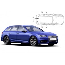 Sonnenschutz Blenden für Audi A4 (B9) Avant 2015-