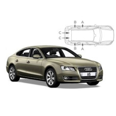 Sonnenschutz Blenden für Audi A5 Sportback 2009-2016