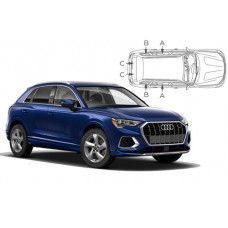 Sonnenschutz Blenden für Audi Q3 (Type F3) 5 Türen 2018-