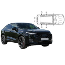 Sonnenschutz Blenden für Audi Q3 Sportback 2025-