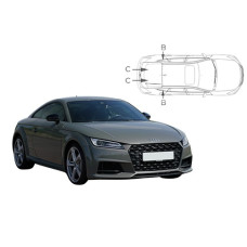 Sonnenschutz Blenden für Audi TT (Typ FV)  Coupé 2014-2023