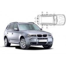 Sonnenschutz Blenden für BMW X3 E83 5 Türen 2003-2010