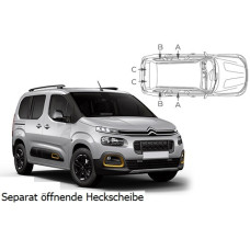 Sonnenschutz Blenden für Citroen Berlingo III Multispace 2018-