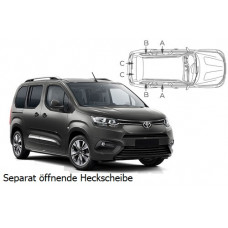 Sonnenschutz Blenden für Toyota Proace City Verso 2018-