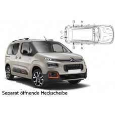 Sonnenschutz Blenden für Citroen Berlingo III XL 2018-