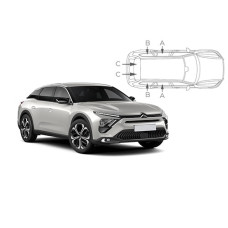 Sonnenschutz Blenden für Citroen C5 X 2021-