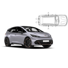Sonnenschutz Blenden für Cupra Born 5 Türen 2022-