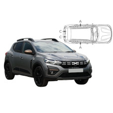 Sonnenschutz Blenden für Dacia Sandero & Stepway 2020-