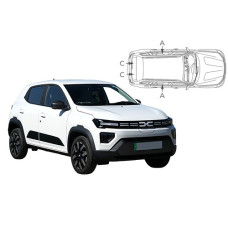 Sonnenschutz Blenden für Dacia Spring 2021-