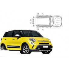 Sonnenschutz Blenden für Fiat 500L 5 Türen 2012-2022