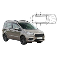 Sonnenschutz Blenden für Ford Tourneo Courier 2014-2023