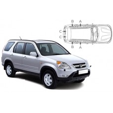 Sonnenschutz Blenden für Honda CR-V 5 Türen 2001-2006