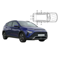 Sonnenschutz Blenden für Hyundai Bayon 2021-