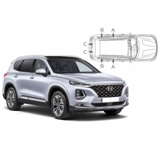 Sonnenschutz Blenden für Hyundai Santa Fe (Typ TM) 2018-