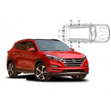 Sonnenschutz Blenden für Hyundai Tucson TL 5 Türen 2015-2018