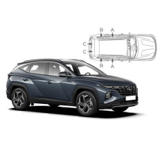 Sonnenschutz Blenden für Hyundai Tucson NX4 2021-