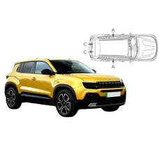 Sonnenschutz Blenden für Jeep Avenger 2023-