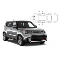 Sonnenschutz Blenden für Kia Soul 5 Türen 2014-2019