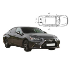 Sonnenschutz Blenden für Lexus ES300 4 Türen 2018-2025