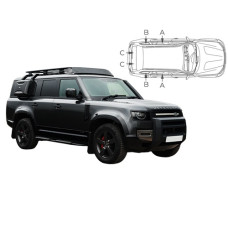 Sonnenschutz Blenden für Land Rover Defender D130 2020- Sonnenschutz Blenden für Land Rover Defender D130 2020-