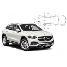 Sonnenschutz Blenden für Mercedes-Benz GLA (H247) 5 Türen 2020-