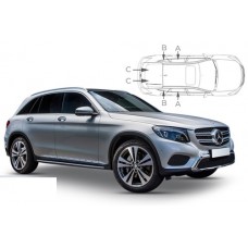 Sonnenschutz Blenden für Mercedes-Benz GLC (X253) 5 Türen 2015-