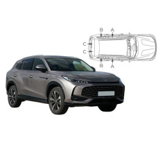 Sonnenschutz Blenden für MG HS 5-Türen 2024-