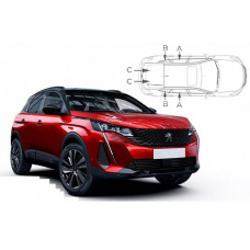 Sonnenschutz Blenden für Peugeot 3008 SUV 2016-