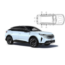 Sonnenschutz Blenden für Peugeot 3008 SUV 5 Türen 2025-