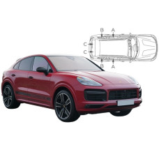 Sonnenschutz Blenden für Porsche Cayenne Coupe 2019-2026
