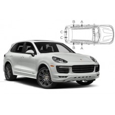 Sonnenschutz Blenden für Porsche Cayenne (Typ 92A) 2011-2017