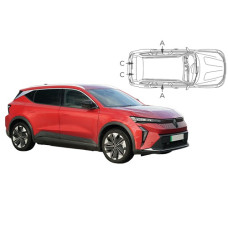 Sonnenschutz Blenden für Renault Scenic E-Tech 2024-