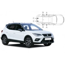 Sonnenschutz Blenden für Seat Arona 5 Türen 2017-