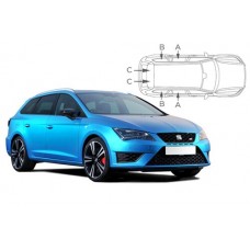 Sonnenschutz Blenden für Seat Leon ST (Typ 5F) - Kombi (2014-2020)