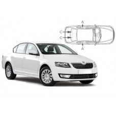 Sonnenschutz Blenden für Skoda Octavia III (Typ 5E) 5 Türen Schrägheck 2013-2020