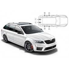 Sonnenschutz Blenden für Skoda Octavia III (Typ 5E) Kombi 2013-2020