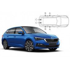 Sonnenschutz Blenden für Skoda Scala 5 Türen 2019-