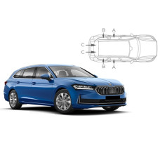 Sonnenschutz Blenden für Skoda Superb Typ 3Y Kombi 2024-