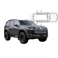 Sonnenschutz Blenden für Toyota Land Cruiser J300 5 Türen 2021-