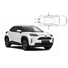 Sonnenschutz Blenden für Toyota Yaris Cross 2020-