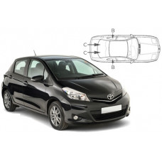 Sonnenschutz Blenden für Toyota Yaris 5 Türen 2011-2017