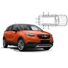 Sonnenschutz Blenden für Opel Crossland X 2017-