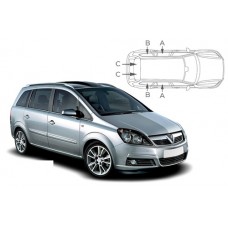 Sonnenschutz Blenden für Opel Zafira B 5 Türen 2005-2012