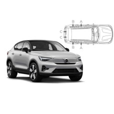 Sonnenschutz Blenden für Volvo C40 2022-