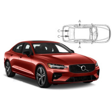 Sonnenschutz Blenden für Volvo S60 4 Türen 2018-