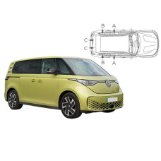 Sonnenschutz Blenden für Volkswagen ID.Buzz (kurzer Radstand) 2022-