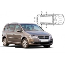 Sonnenschutz Blenden für Volkswagen Touran (Typ 1T) 5 Türen 2003-2010