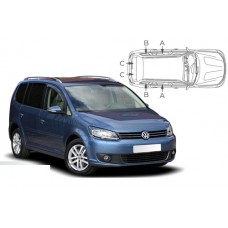 Sonnenschutz Blenden für Volkswagen Touran (Typ 1T/GP2) 2010-2015